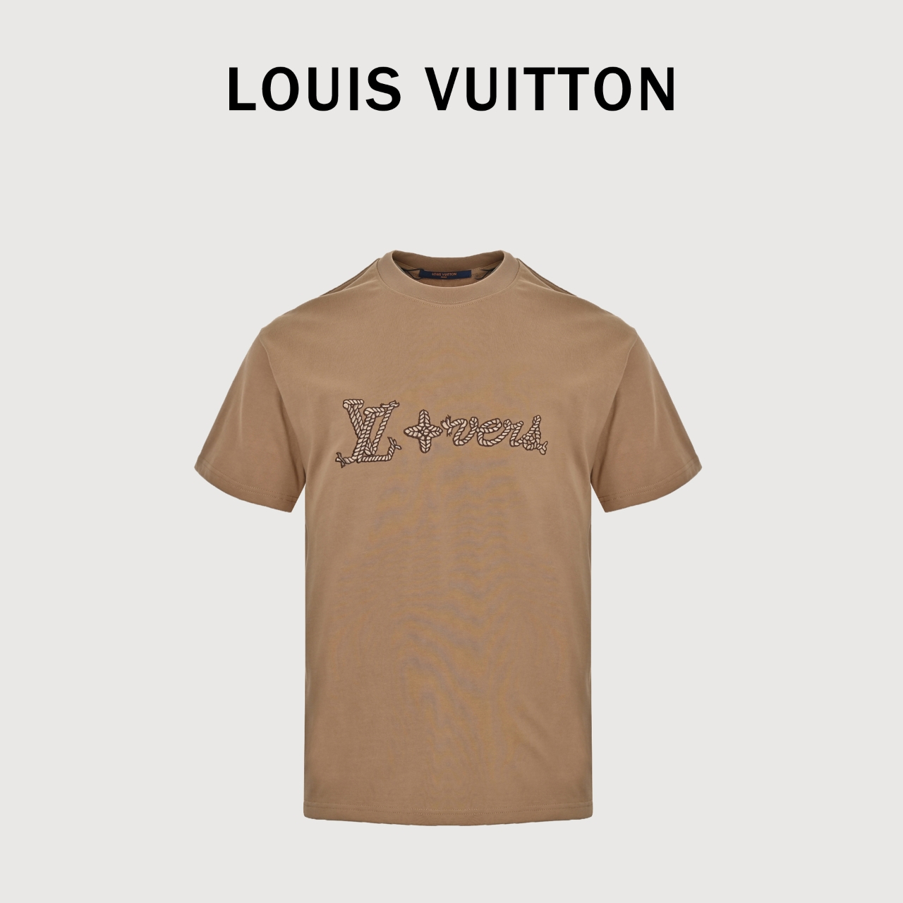 Louis Vuitton/路易威登 25ss 麻绳绳结刺绣短袖