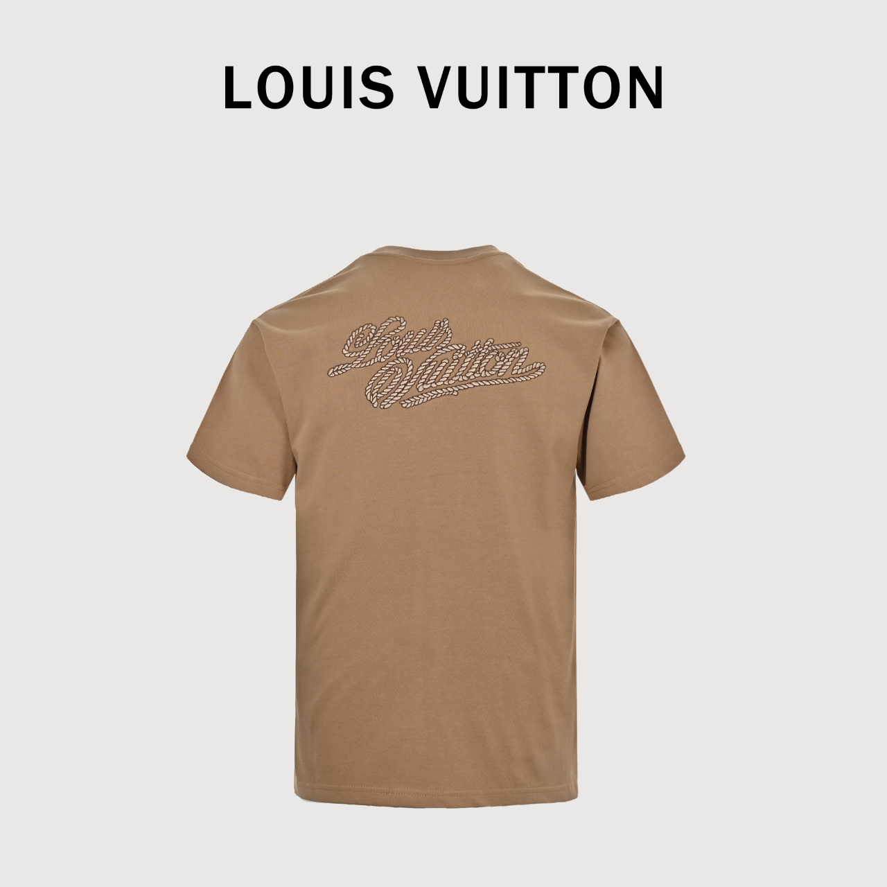 Louis Vuitton/路易威登 25ss 麻绳绳结刺绣短袖