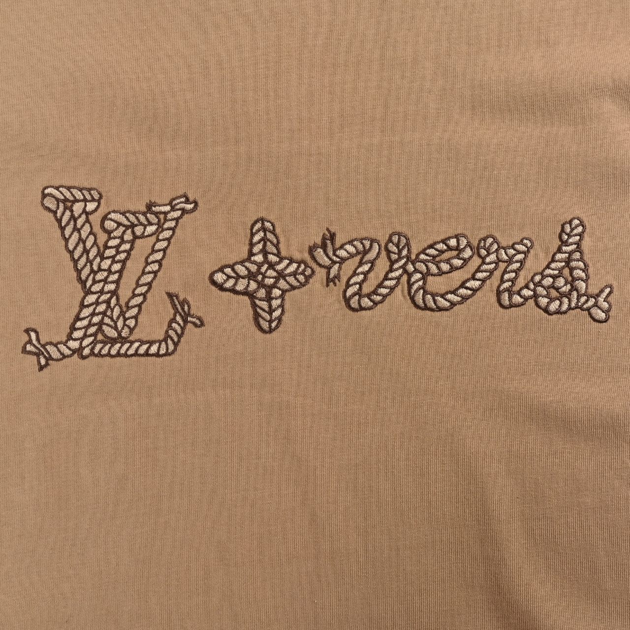 Louis Vuitton/路易威登 25ss 麻绳绳结刺绣短袖