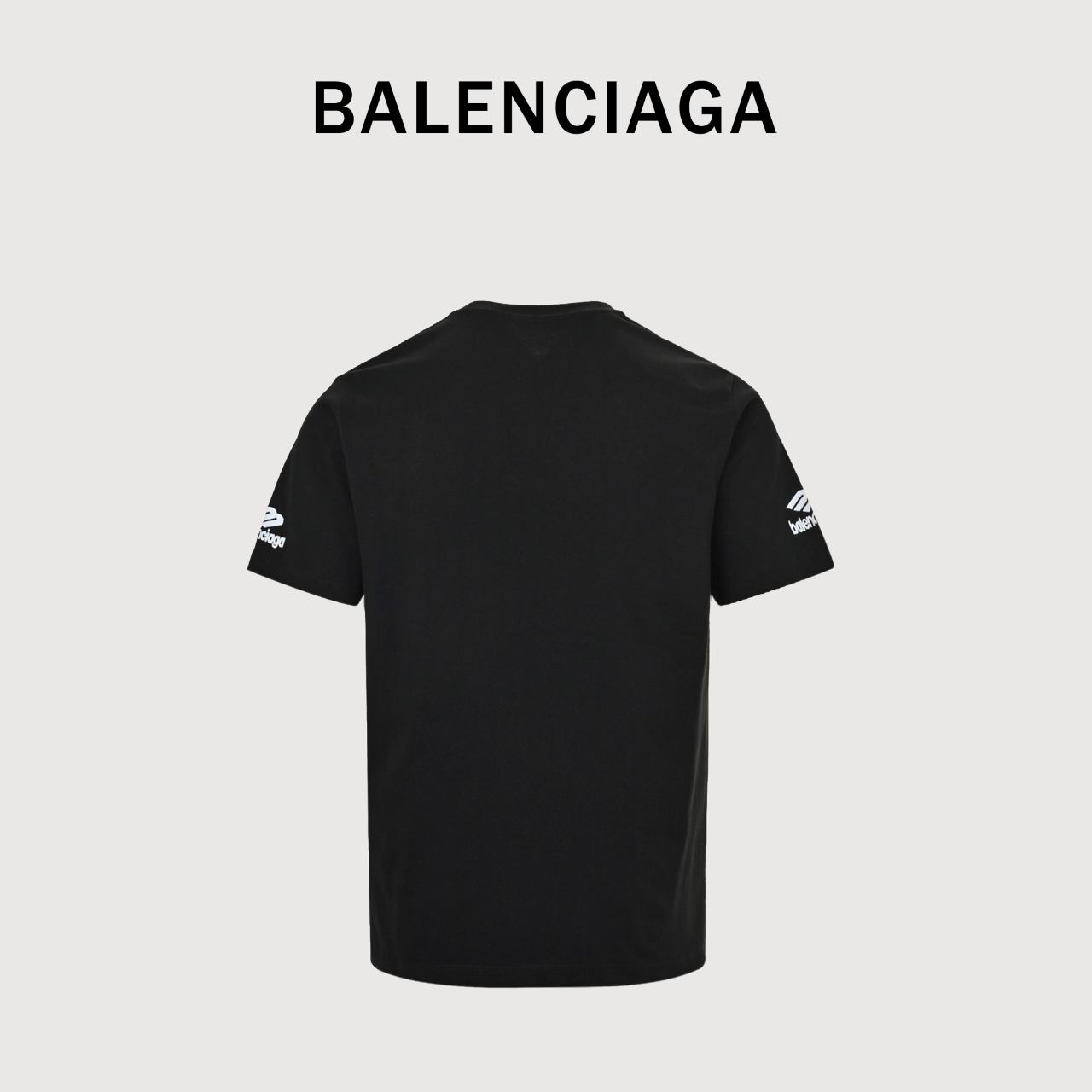 Balenciaga巴黎世家 FW24 3b滑雪 SKIWEAR系列 Logo刺绣圆领短袖 常规版型T恤