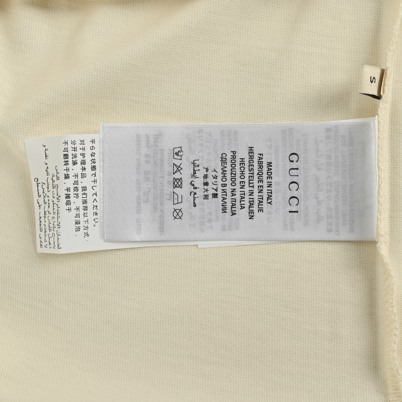 Gucci 古驰 25SS 胸前刺绣小熊 短袖T恤 榻榻米绣花工艺针数密度饱满