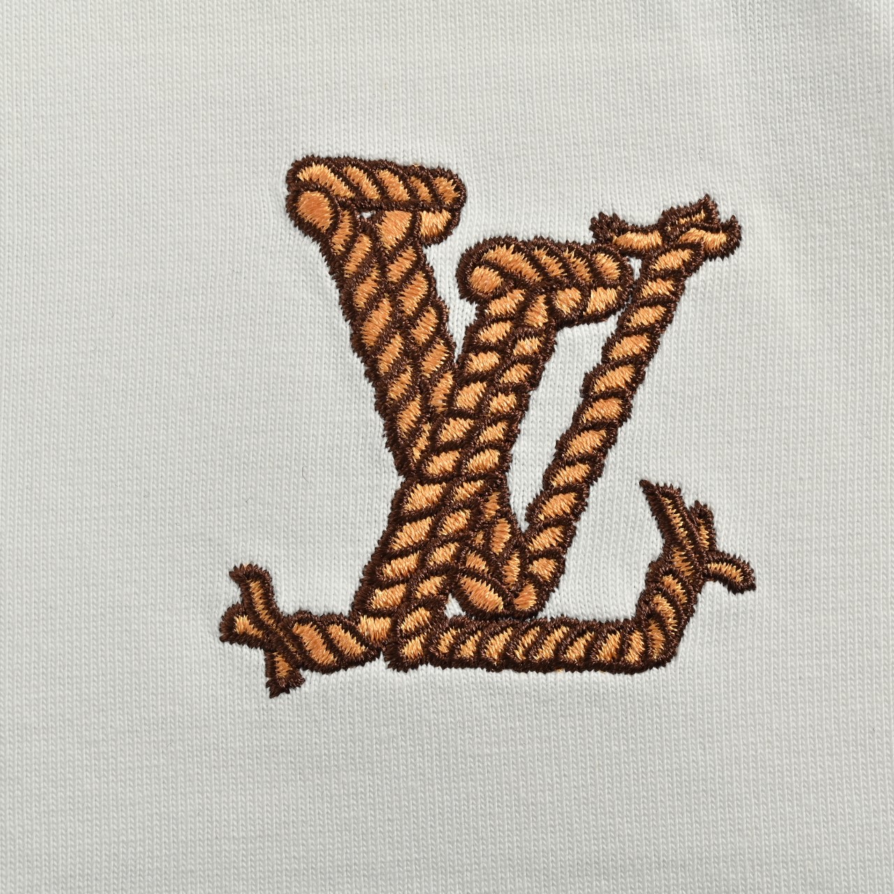 LOUIS VUITTON/路易威登LV 2025SS 西部牛仔前后幅万针刺绣短袖T恤
