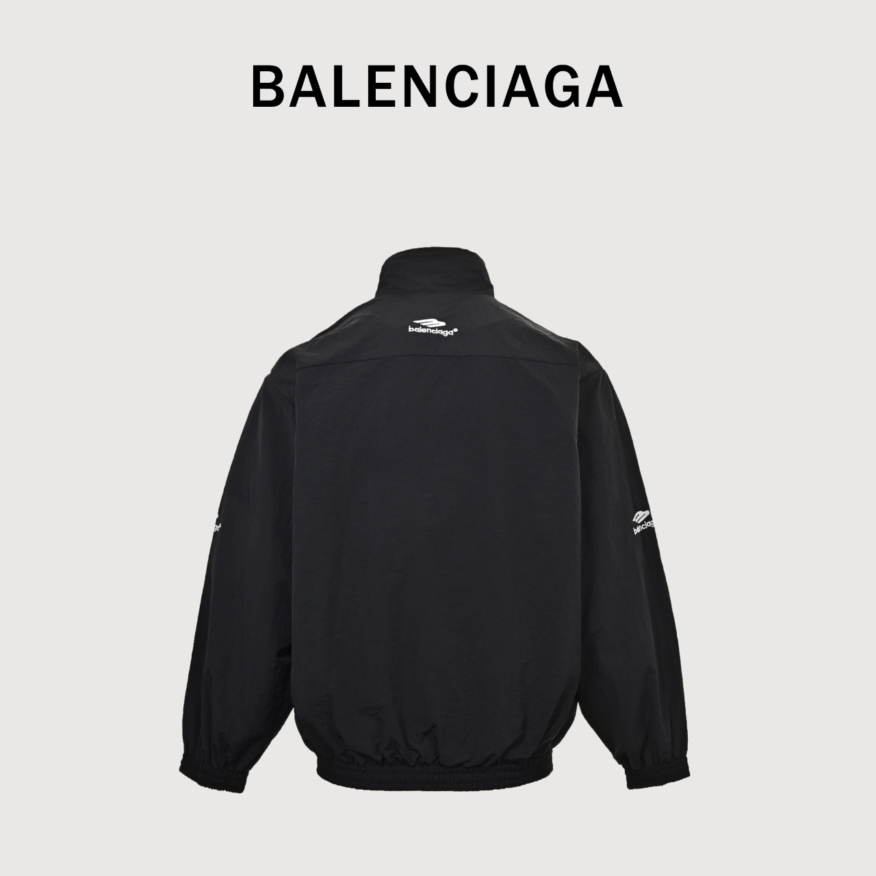 BALENCIAGA 巴黎世家 BLCG 字母刺绣 网面内里外套冲锋衣