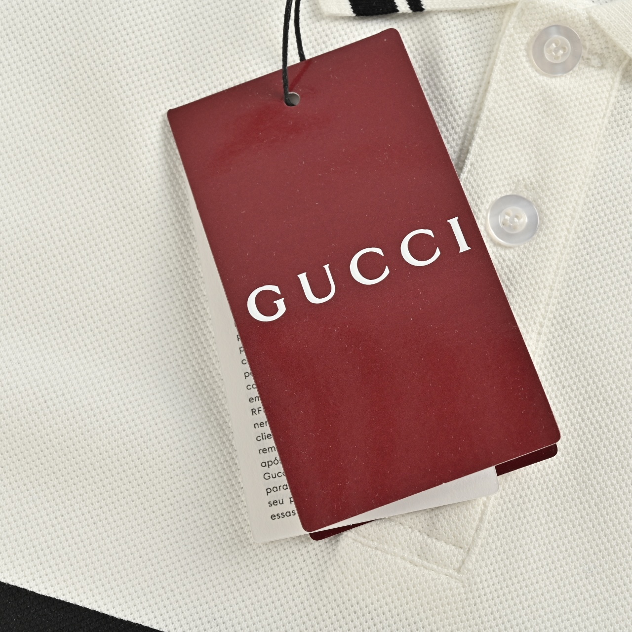 Gucci/古驰 25ss 条纹印花字母 短袖POLO衫
