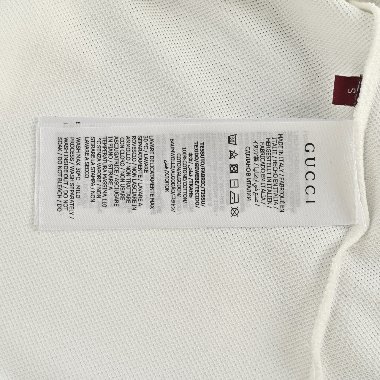 Gucci/古驰 25ss 条纹印花字母 短袖POLO衫