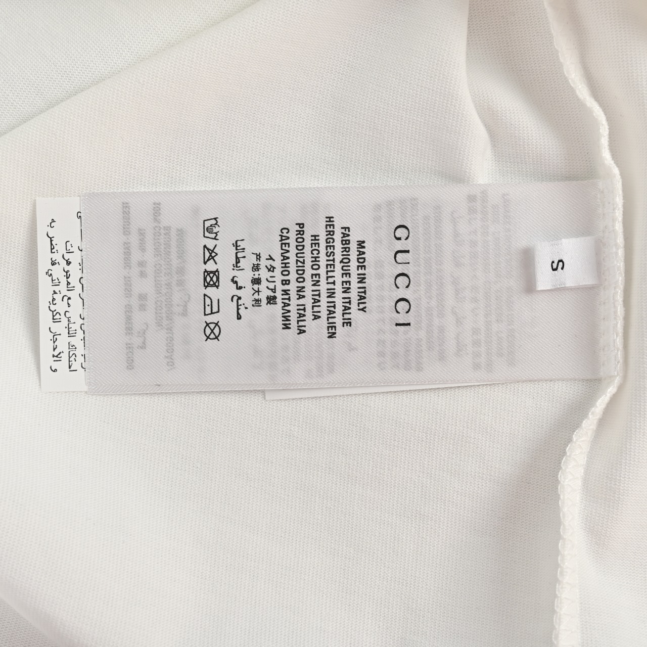GUcci 古驰 2025SS 蛇年限定款 小蓝蛇印花 红色螺纹领口