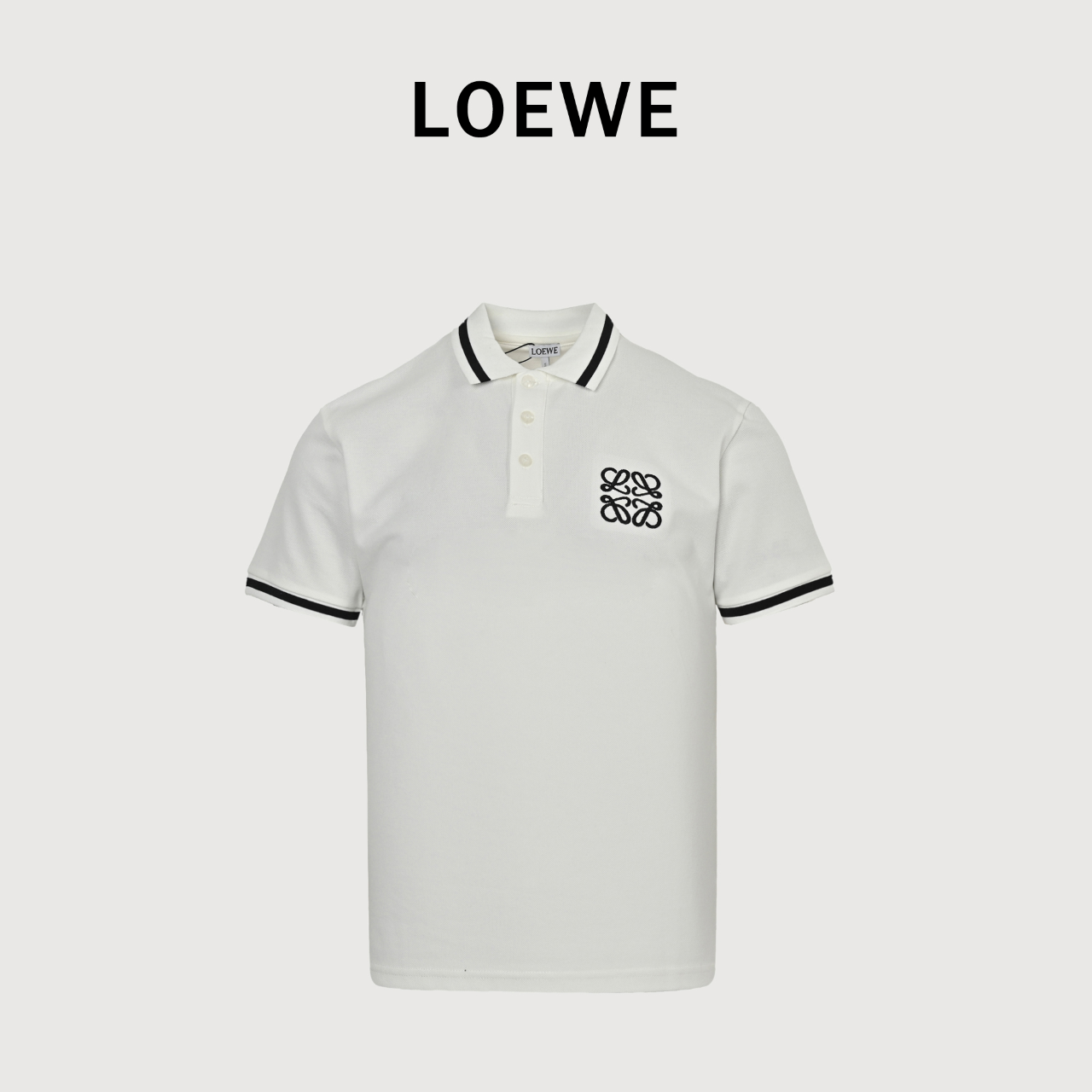 Loewe罗意威 25SS 刺绣短袖POLO衫