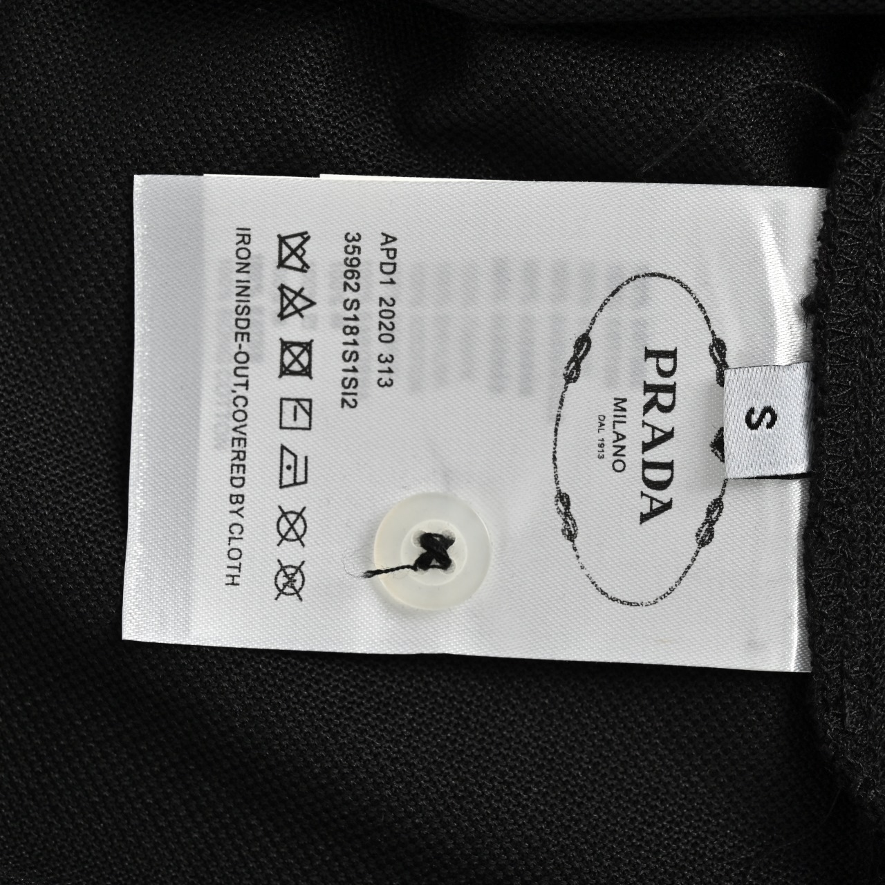 PRADA普拉达PRD 25SS 三角牌短袖POLO衫