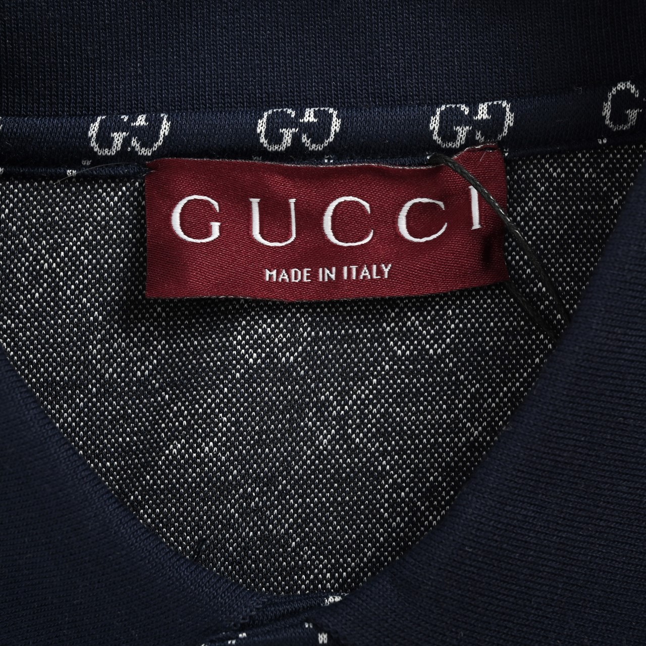 GUcci 古驰 25SS 满印提花短袖POLO衫