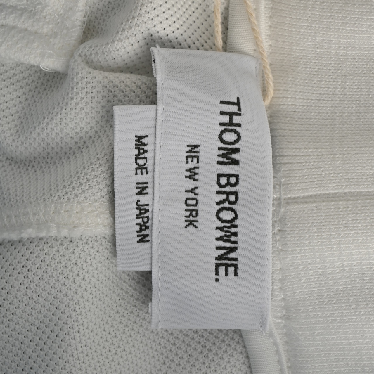 ThomBrowne/汤姆布朗 朱地棉前后双拼短裤 TB经典版型