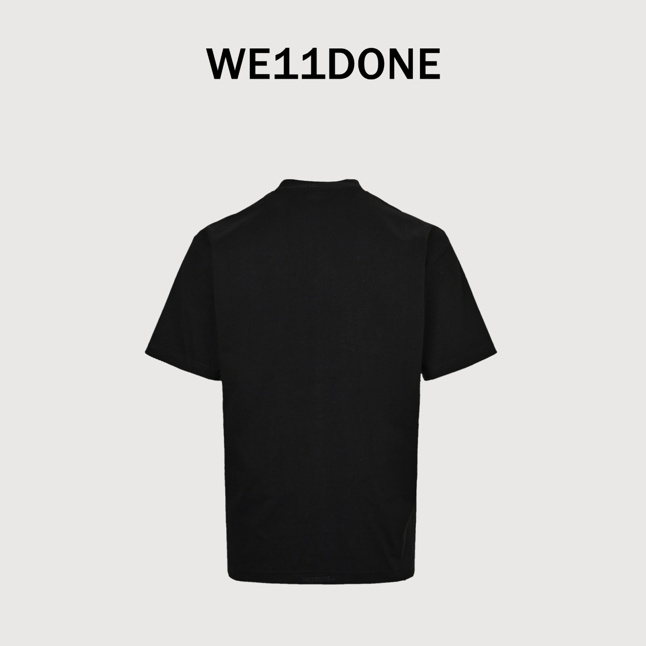 WE11DONE 25SS新款字母LOGO破损龟裂印花短袖T-High Quatity Cheap Brand wholesale wholesaler seller Clothes Bags handbags Sneakers Top Fashion Clothing Shoes from China Factory Chinese suppliers best Quality Beautiful Price WE11DONE 25SS新款字母LOGO破损龟裂印花短袖T
