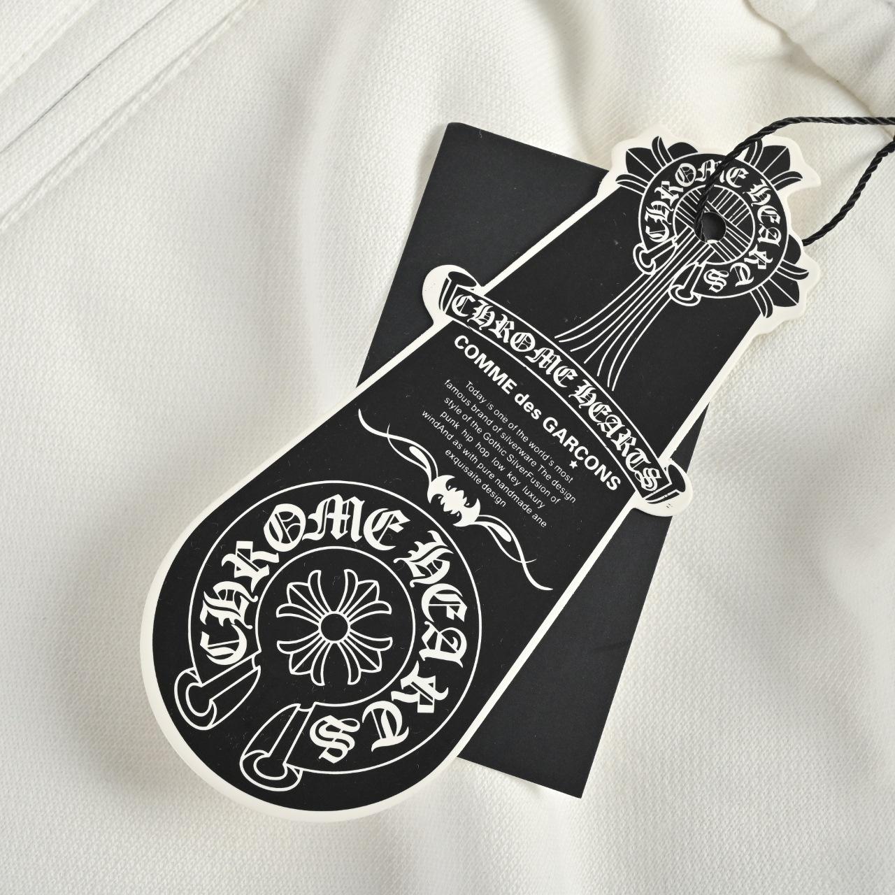 Chrome Hearts/克罗心 24ss 贴布十字梵文卷轴刺绣短裤