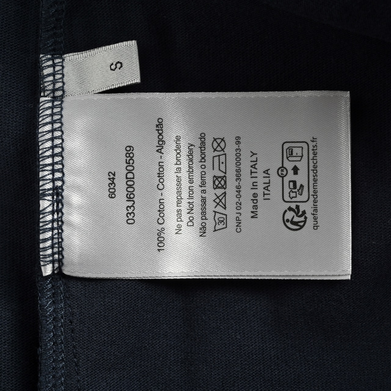 Dior/迪奥 25ss CD47字母印花短袖