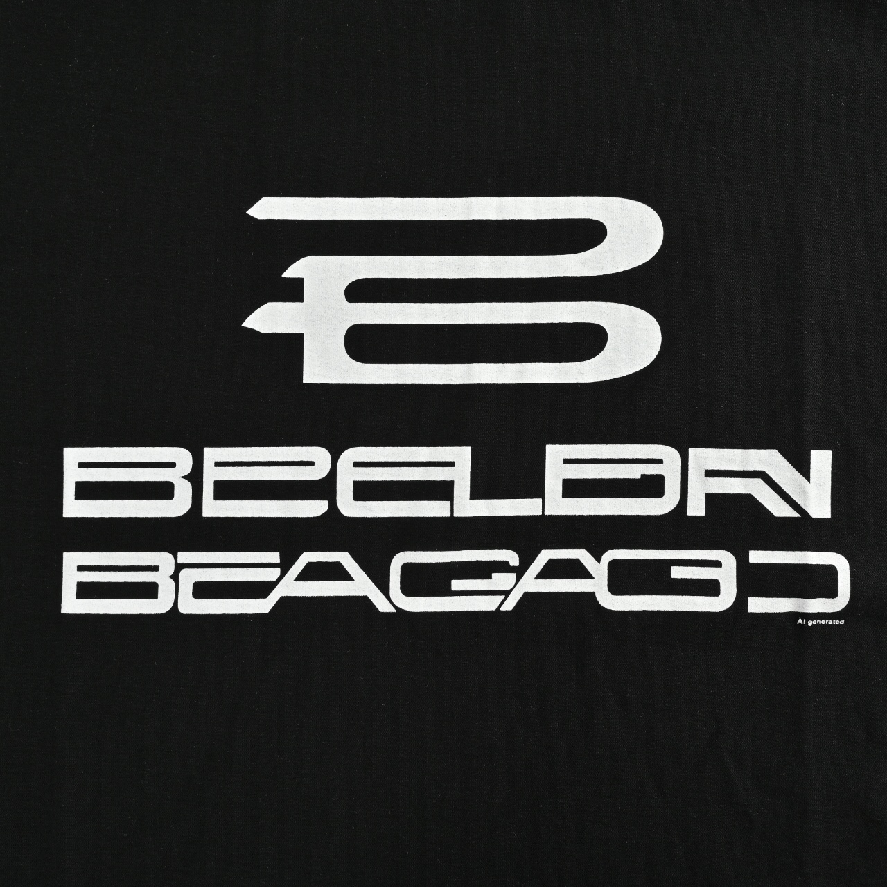BALENCIAGA 巴黎世家 AI字体反穿短袖T恤