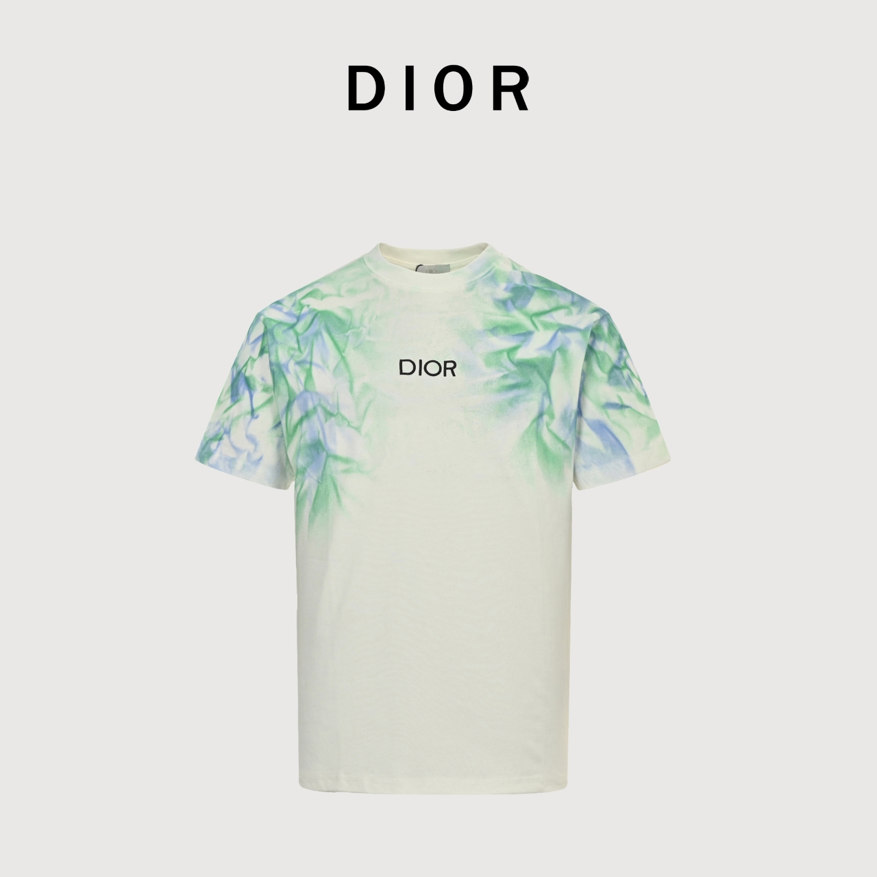 Dior/迪奥 手绘火焰 短袖T恤