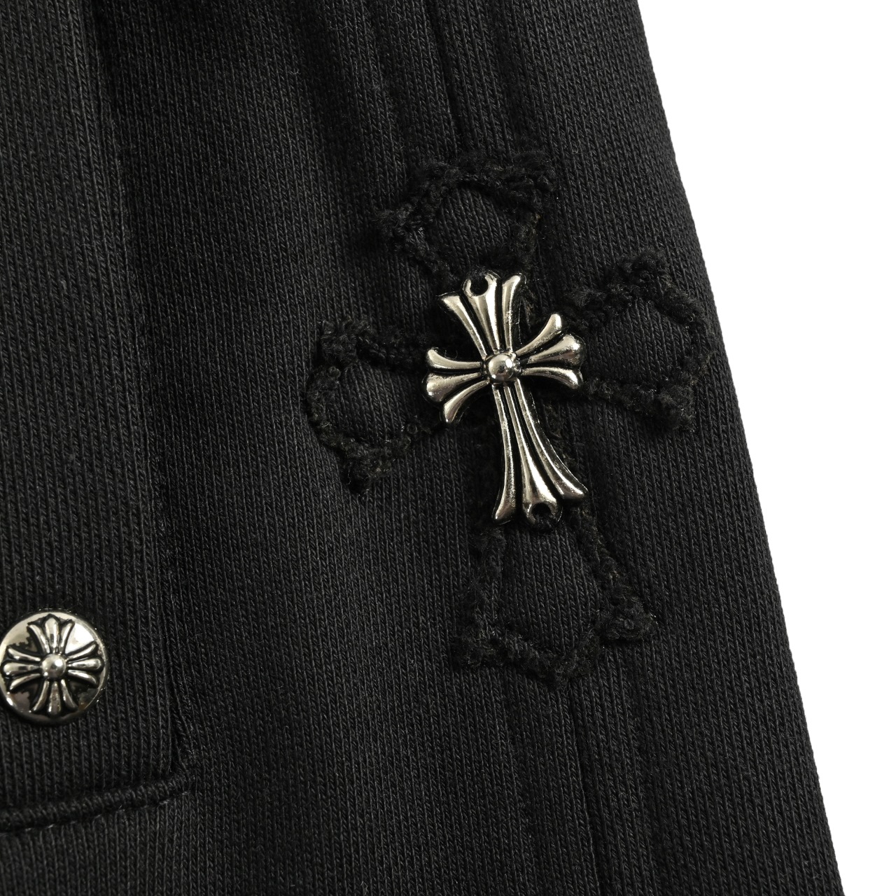 Chrome Hearts/克罗心 24ss 贴布十字梵文串标短裤