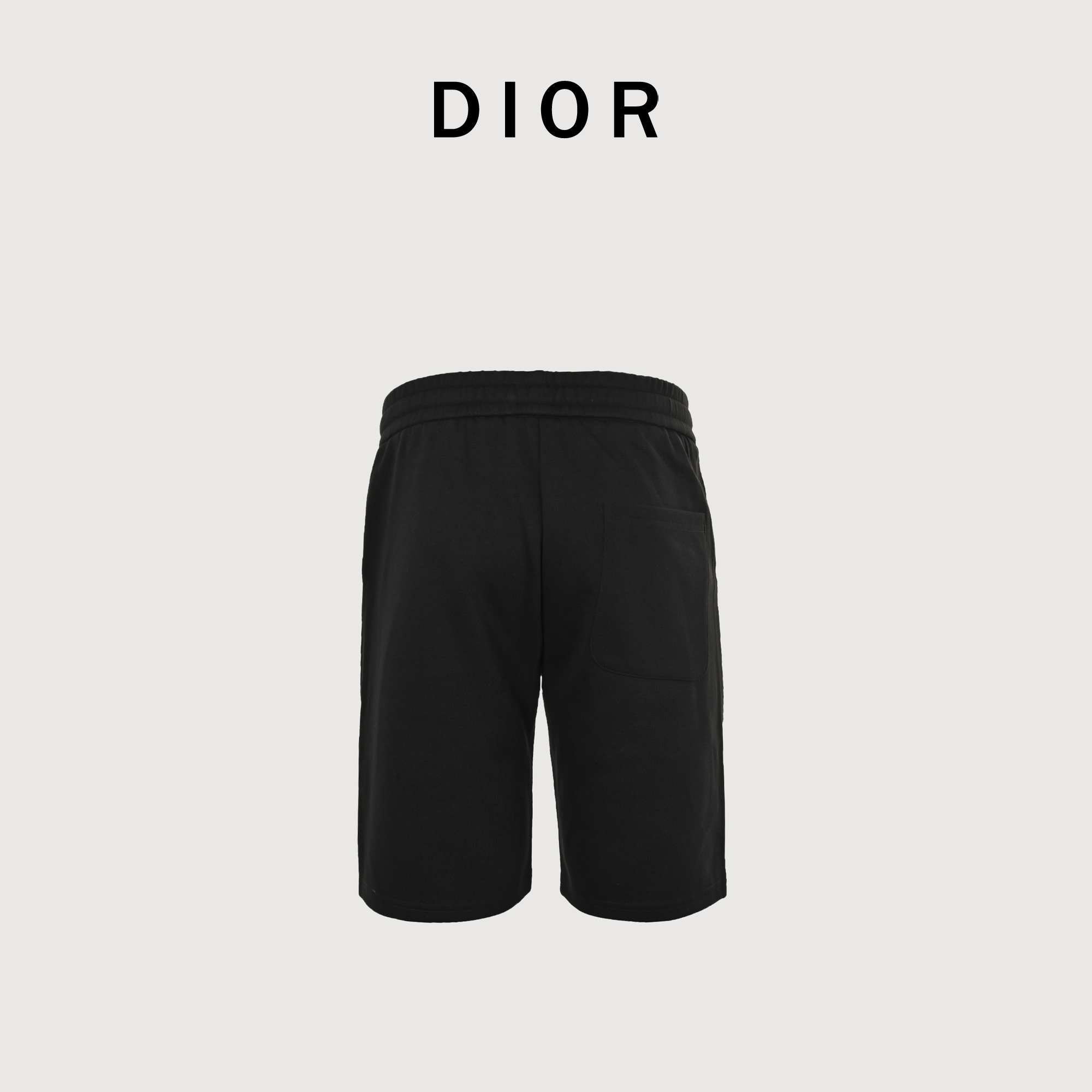 DIOR迪奥CD 手绘火焰 毛圈短裤