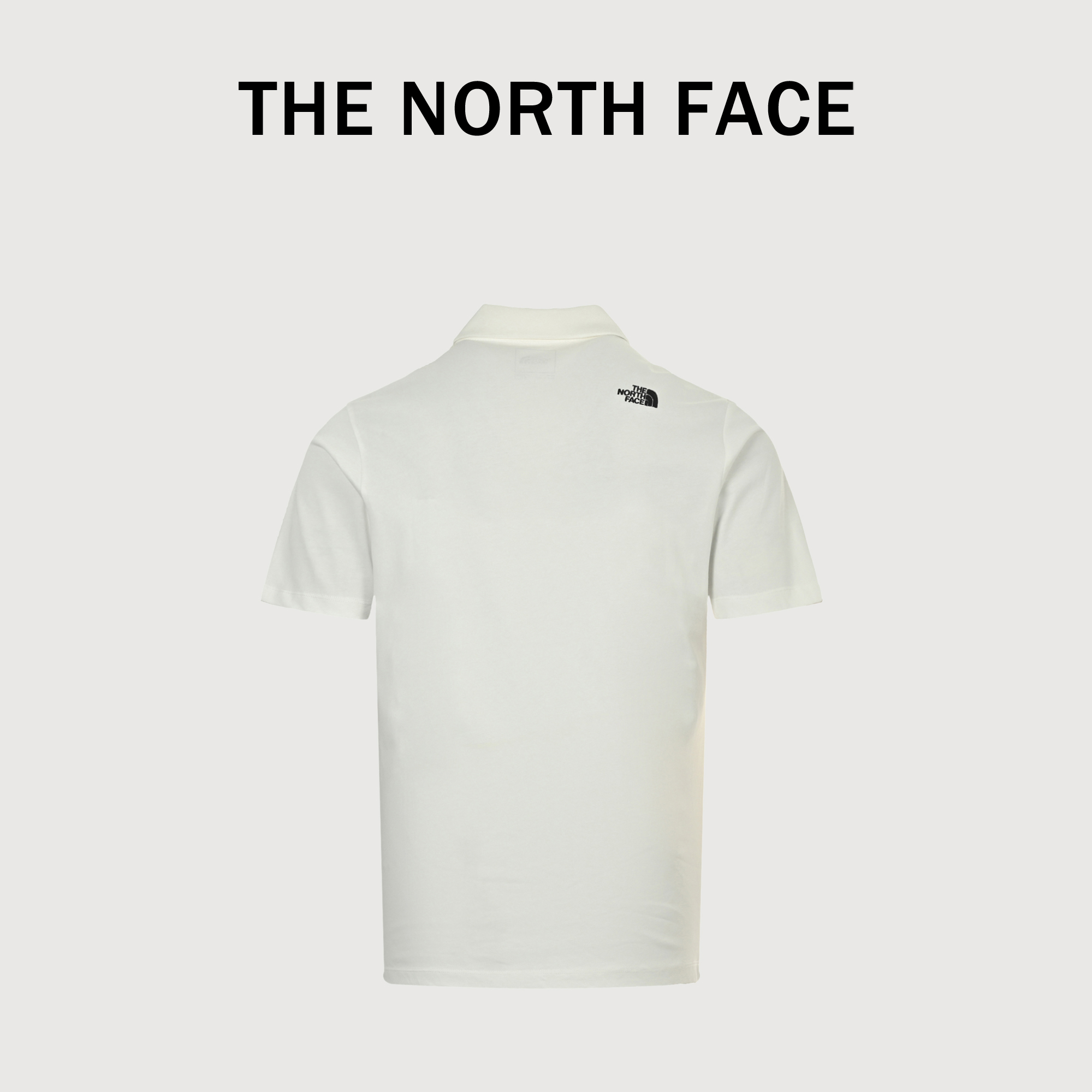 The north Face/tnf北面徽标印花短袖 polo衫