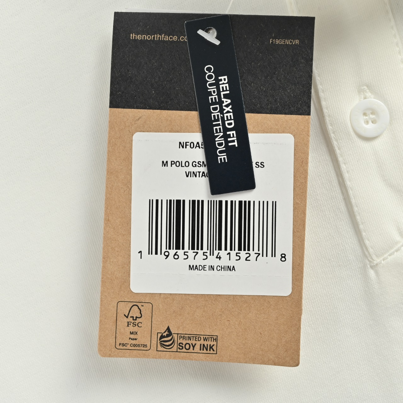 The north Face/tnf北面徽标印花短袖 polo衫