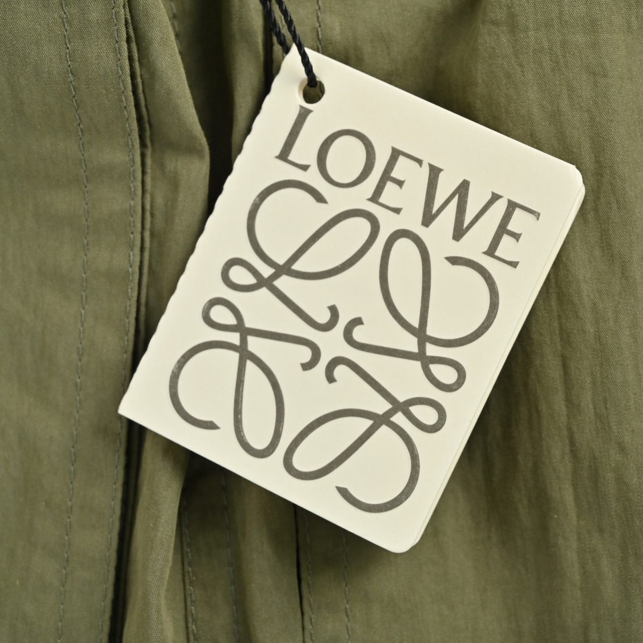 LOEWE 罗意威 纹路棉质府绸 Paula’s 镂空刺绣短裤