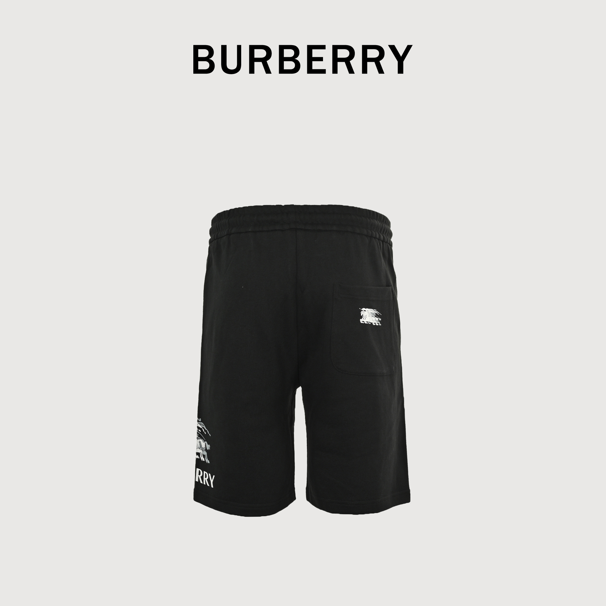 BURBERRY/巴宝莉BBR 侧边战马 印花短裤