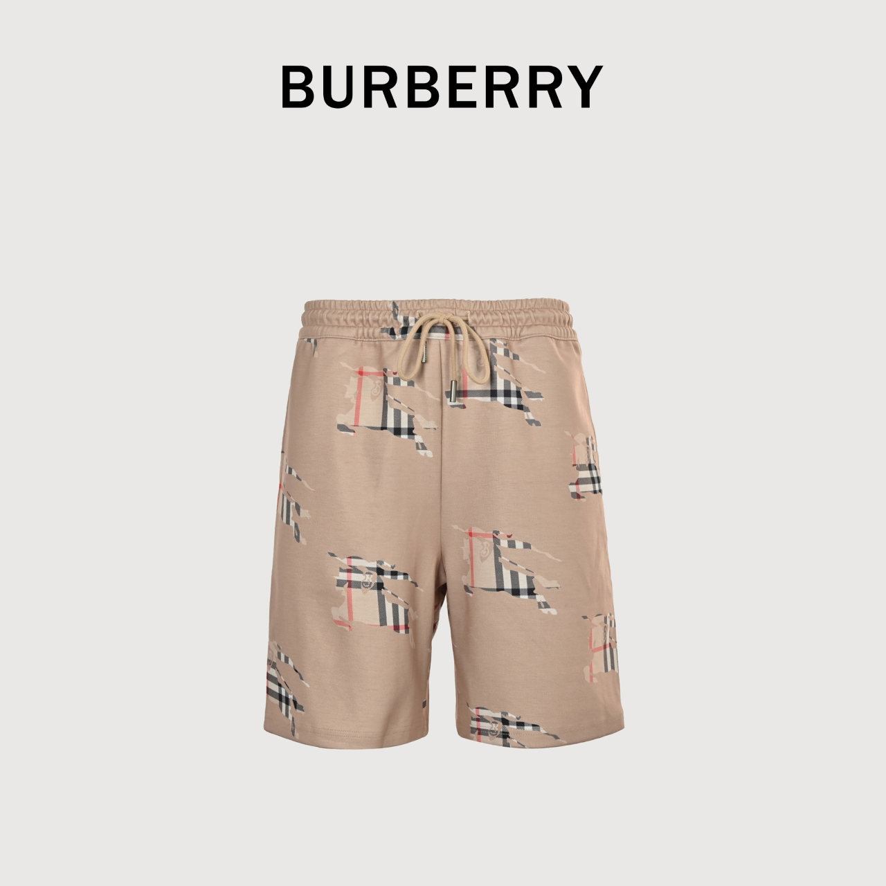BURBERRY/巴宝莉BBR 格纹战马 印花短裤 BURBERRY/巴宝莉BBR 格纹战马 印花短裤