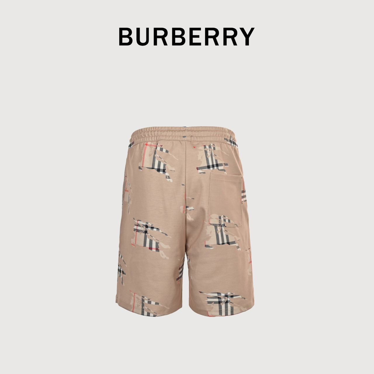 BURBERRY/巴宝莉BBR 格纹战马 印花短裤 BURBERRY/巴宝莉BBR 格纹战马 印花短裤