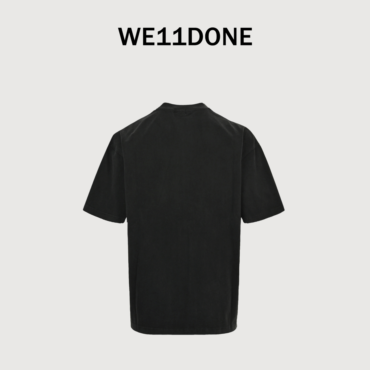 WE11DONE 新款手绘兔子印花洗水怀旧 短袖T恤-Chinese UA Cheap High Quatity Brand Clothes Bags handbags Sneakers wholesale wholesaler seller from China Factory suppliers Fashion Clothing Shoes best Quality Beautiful Price WE11DONE 新款手绘兔子印花洗水怀旧 短袖T恤