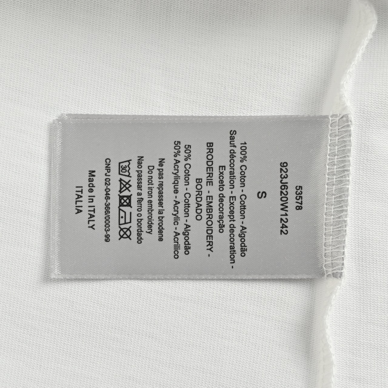Dior/迪奥 25ss 铃兰花标语印花短袖T恤