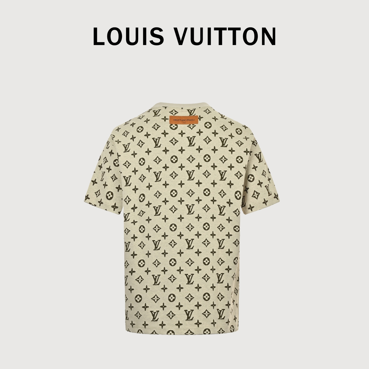 Louis Vuitton/路易威登 满印镂空圆领短袖T恤
