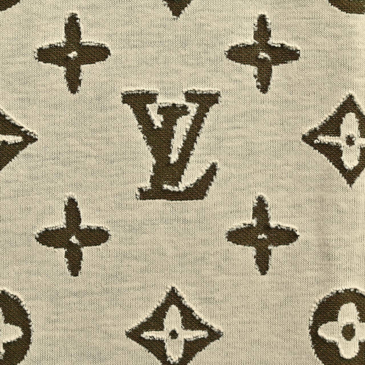 Louis Vuitton/路易威登 满印镂空圆领短袖T恤