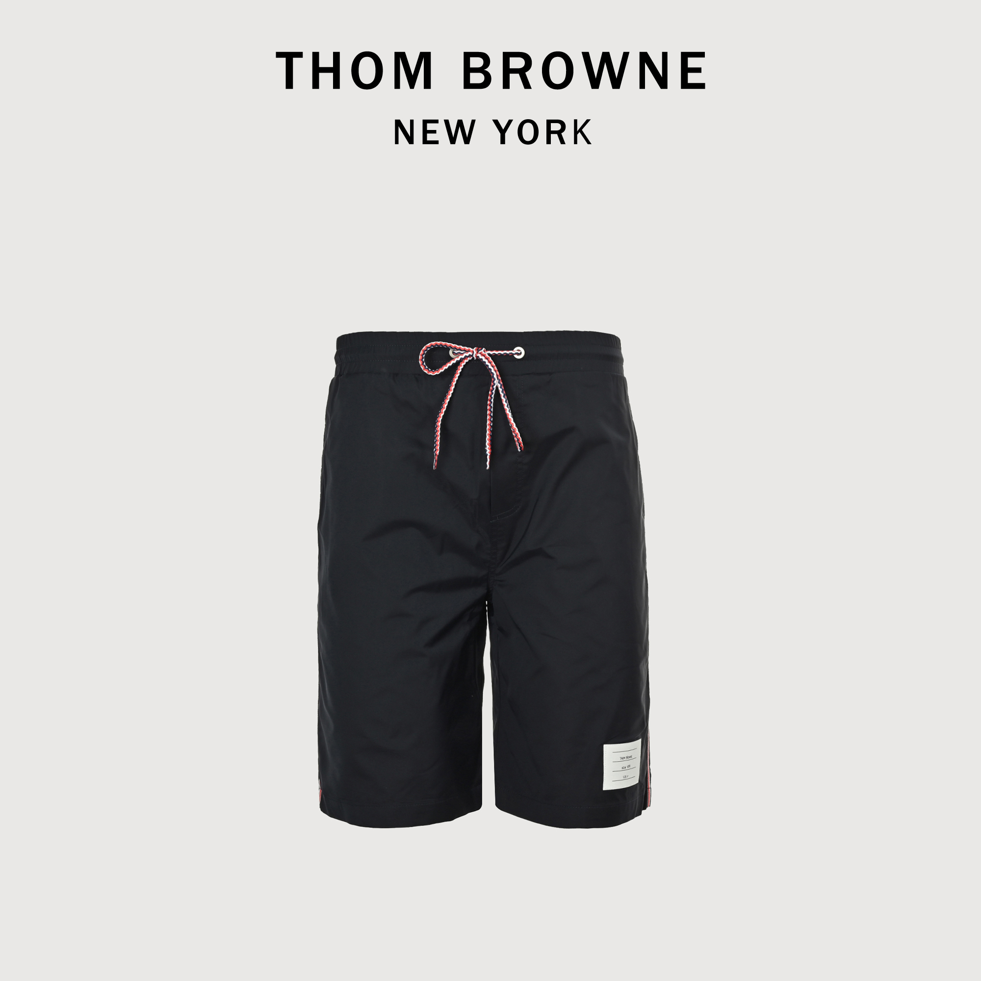 Thom Browne/汤姆布朗 25ss 条纹织带沙滩短裤