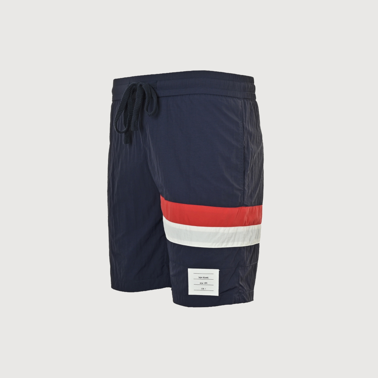 Thom Browne/汤姆布朗 25ss 红白蓝彩带沙滩短裤