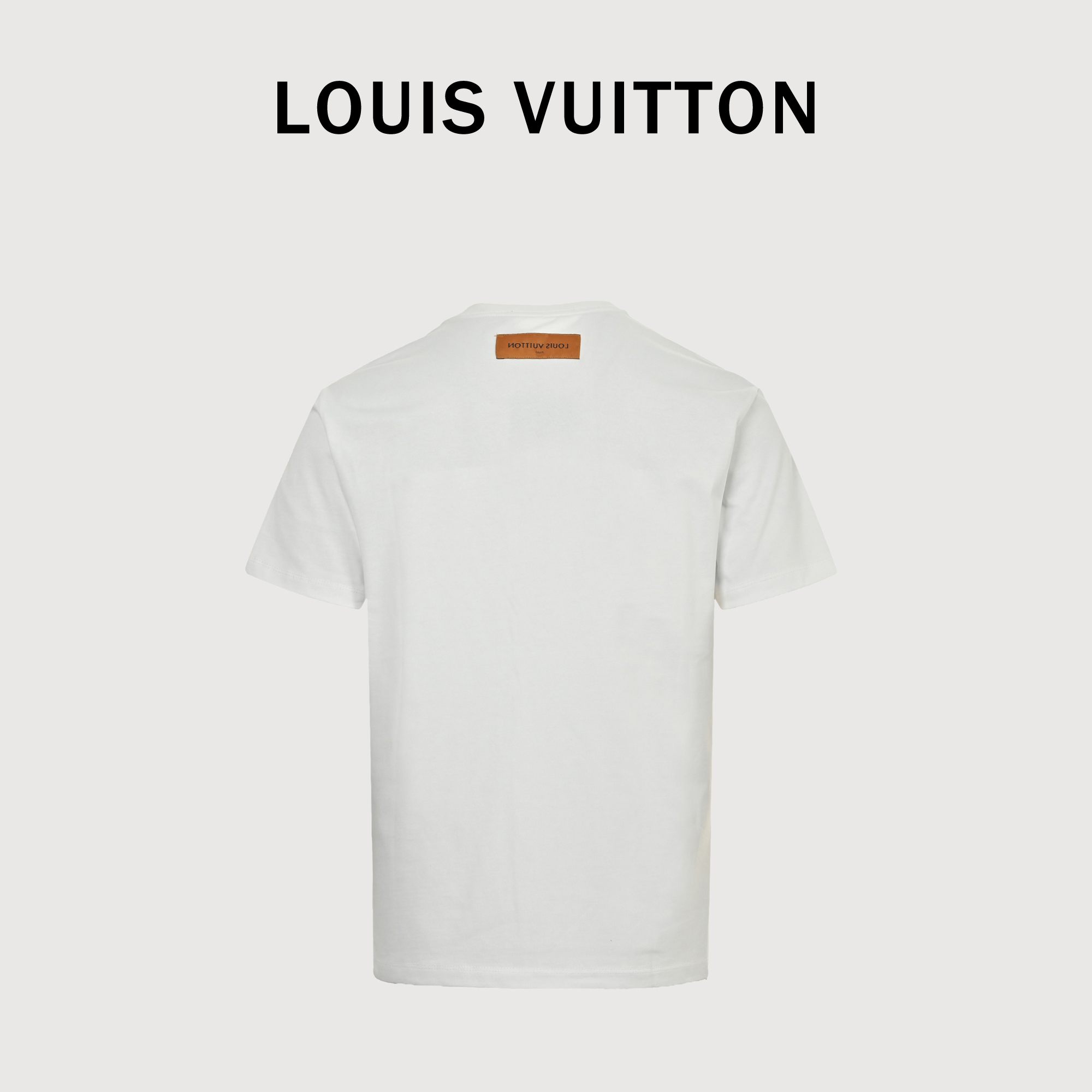 LouisVuitton/路易威登 25ss 涂鸦logo印花短袖T恤 白色 黑色