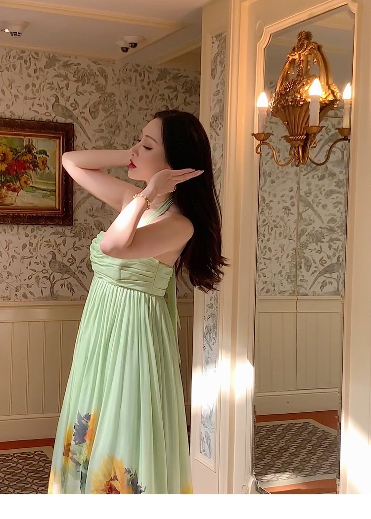 Zimmerman Dress Green Silk