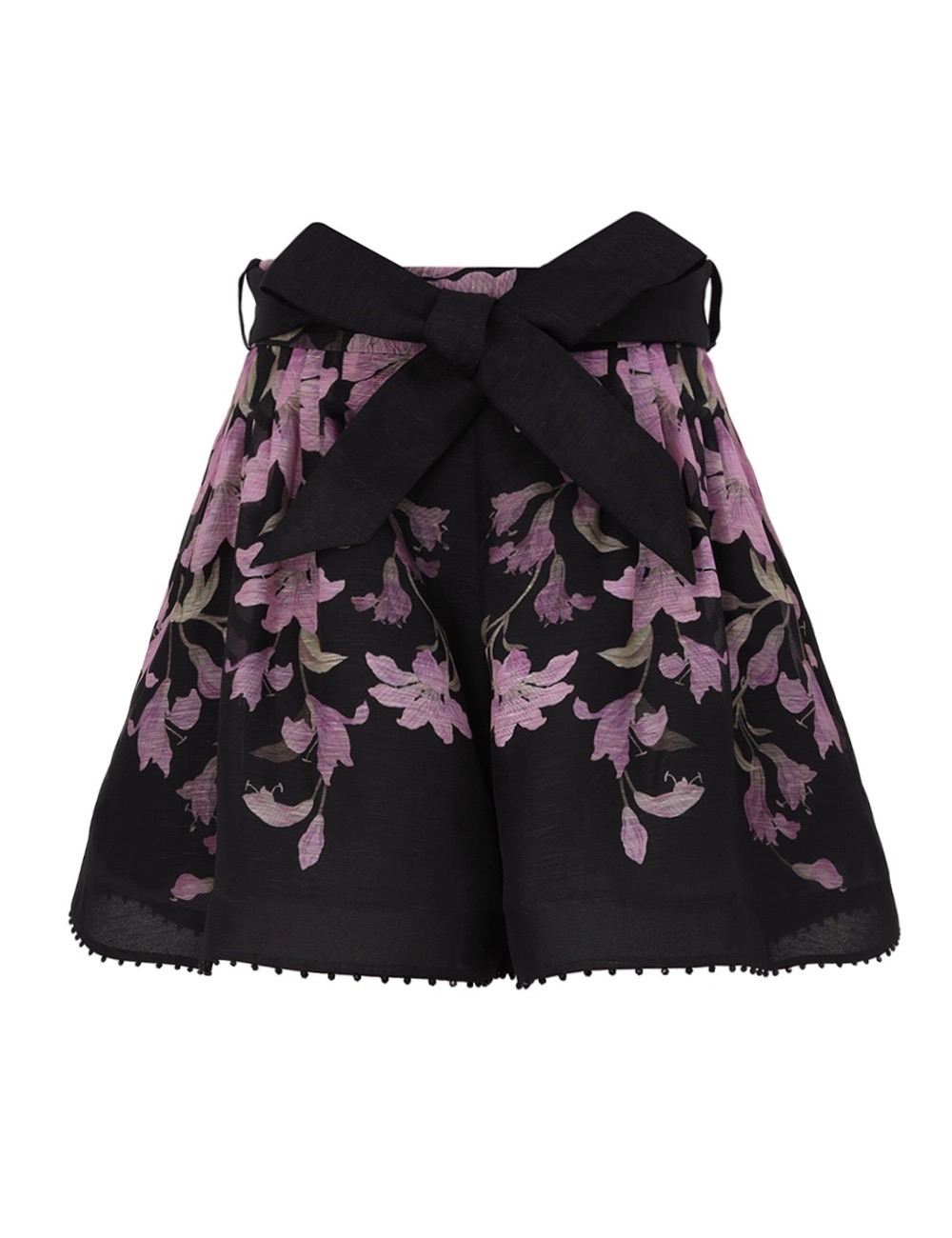 Zimmerman The Dawning Beaded Tuck Short in Black Lily from our Spring