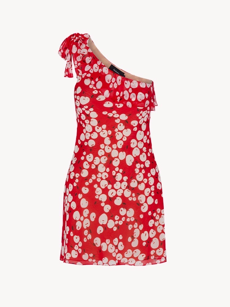 Zimmerman The Ruby, one-shoulder mini that's flirty and ready for summer legs...