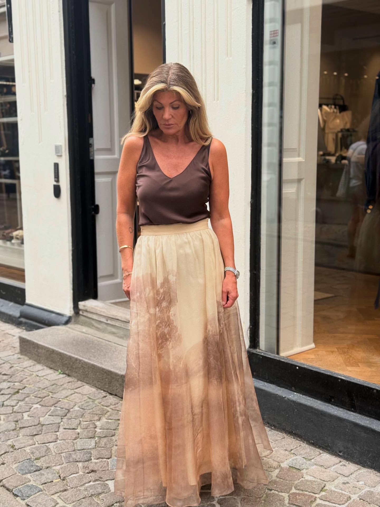 Zimmerman Skirt Beige/Light Brown