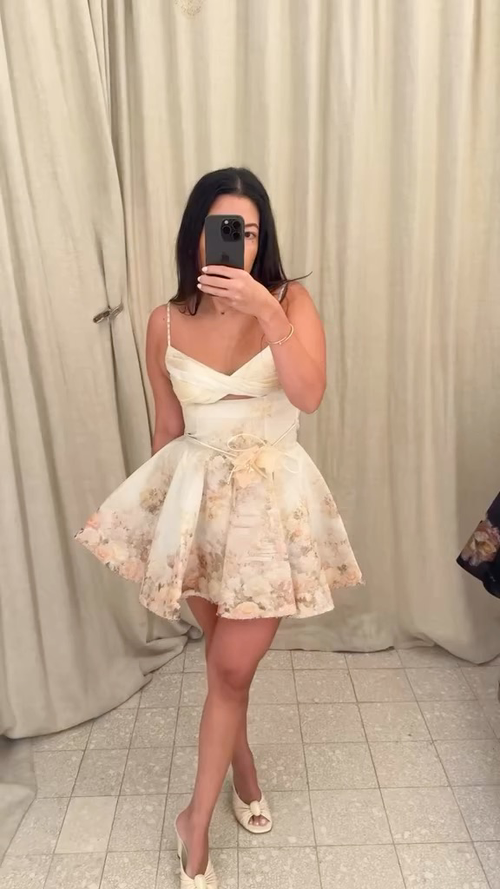 Zimmerman Soft tulle wraps pale florals