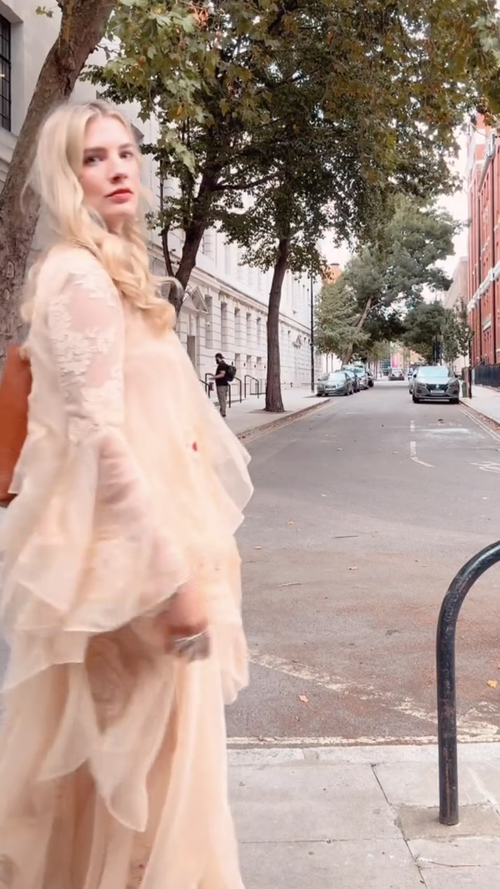 Zimmerman This tulle gown is a