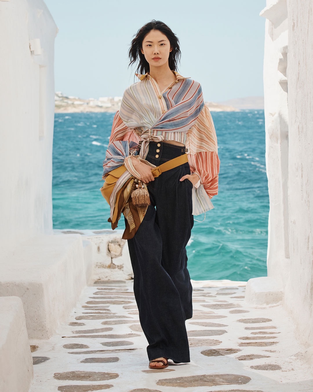 Zimmerman Amidst the white-walled stone paths of Mykonos