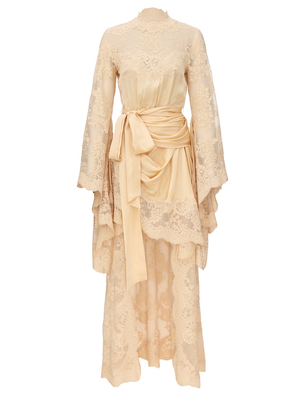 Zimmerman The Hypnotic Satin Drape Dress in Tea from our Fall