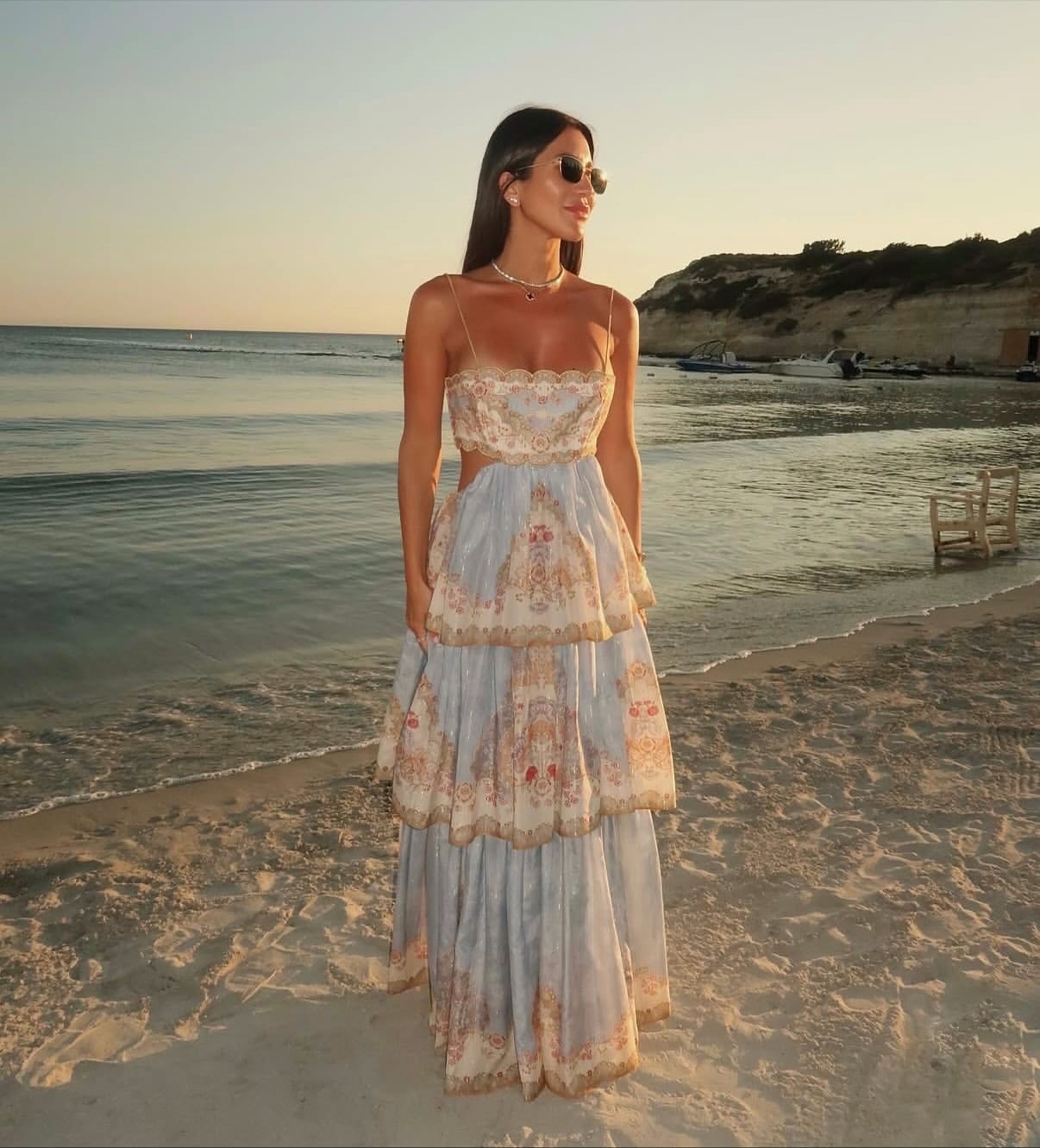 Zimmerman The Mediterranean sunset kisses the beach