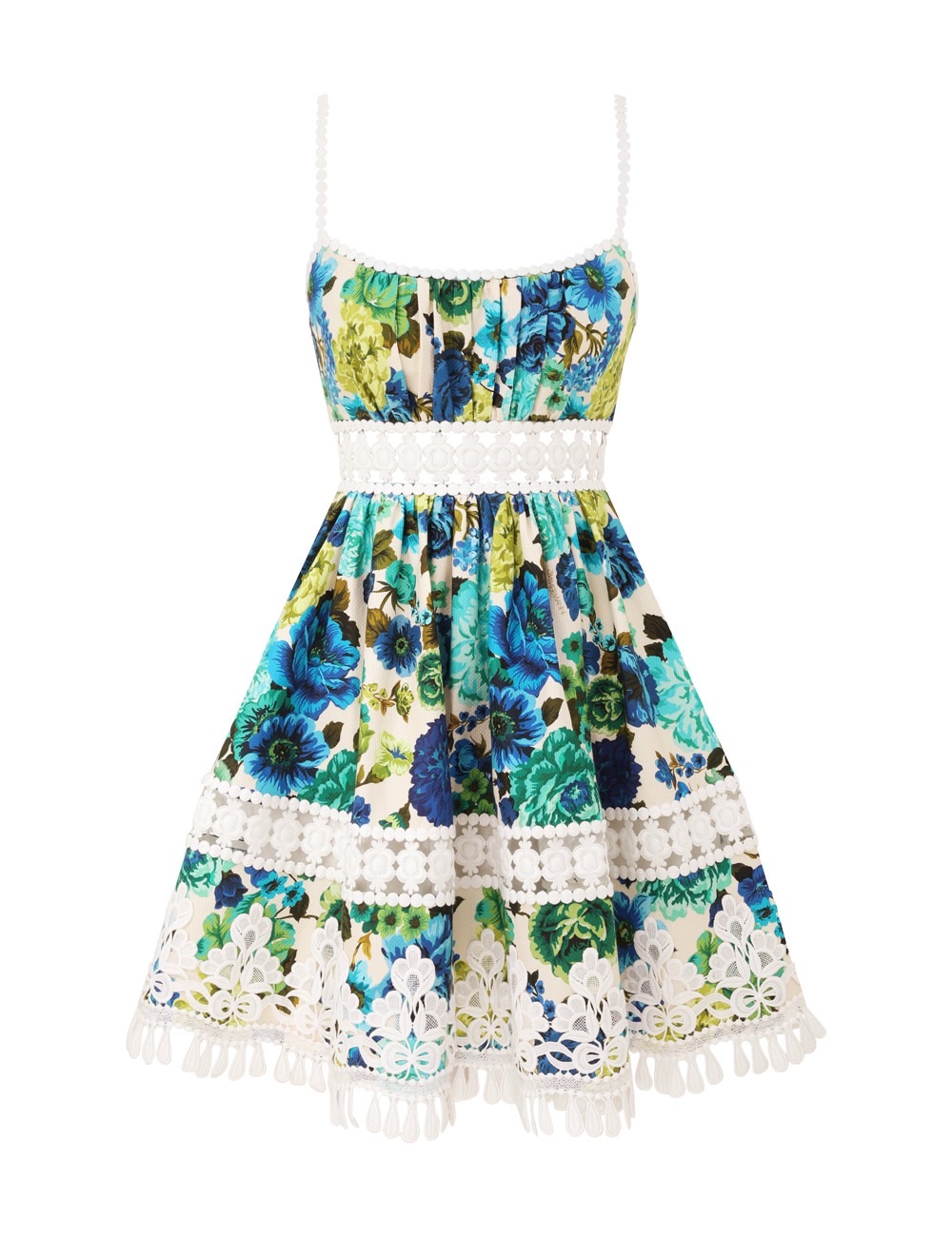 Zimmerman The Stardust Mini Dress in Blue