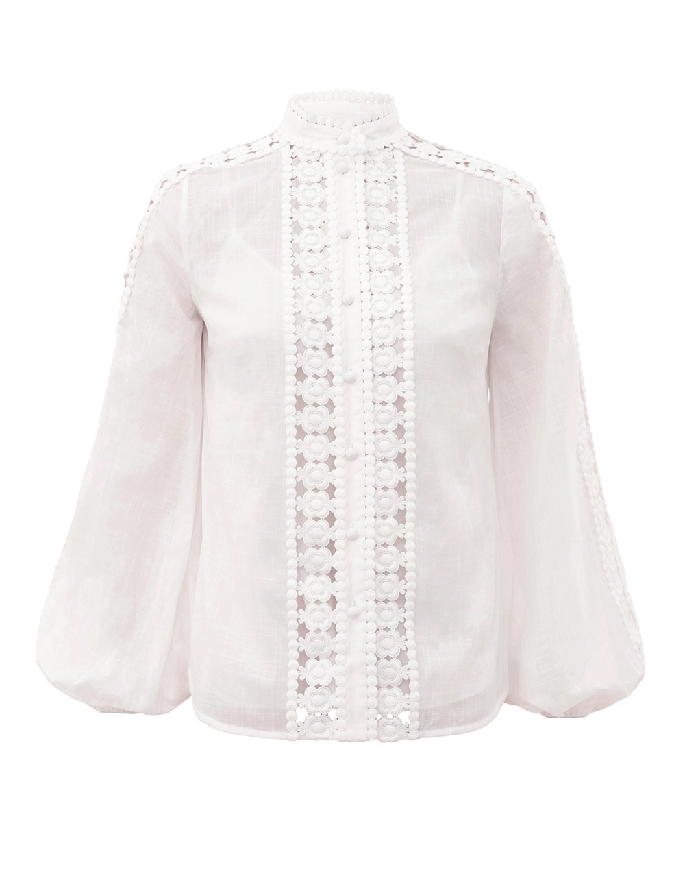 Zimmerman The Stardust Trim Shirt in Ivory from our Resort Swim