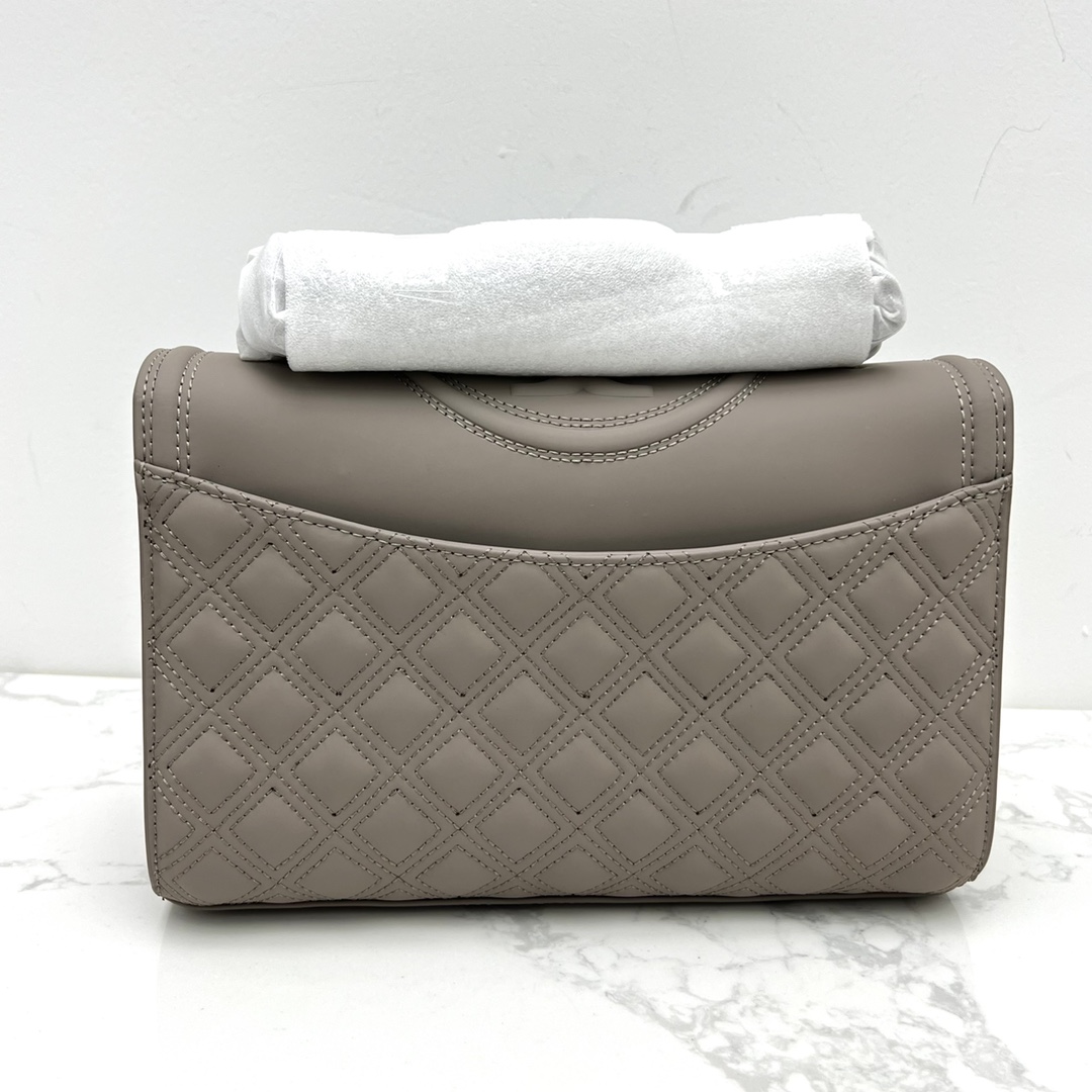 Tory Burch ～【大号新版】82559 TB菱格哑光磨砂面 大号27/20/8、小号21/15/6