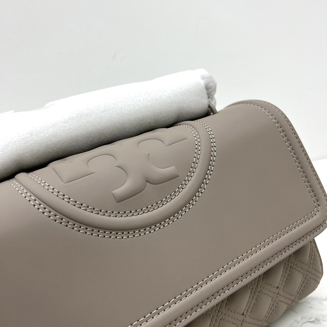 Tory Burch ～【大号新版】82559 TB菱格哑光磨砂面 大号27/20/8、小号21/15/6