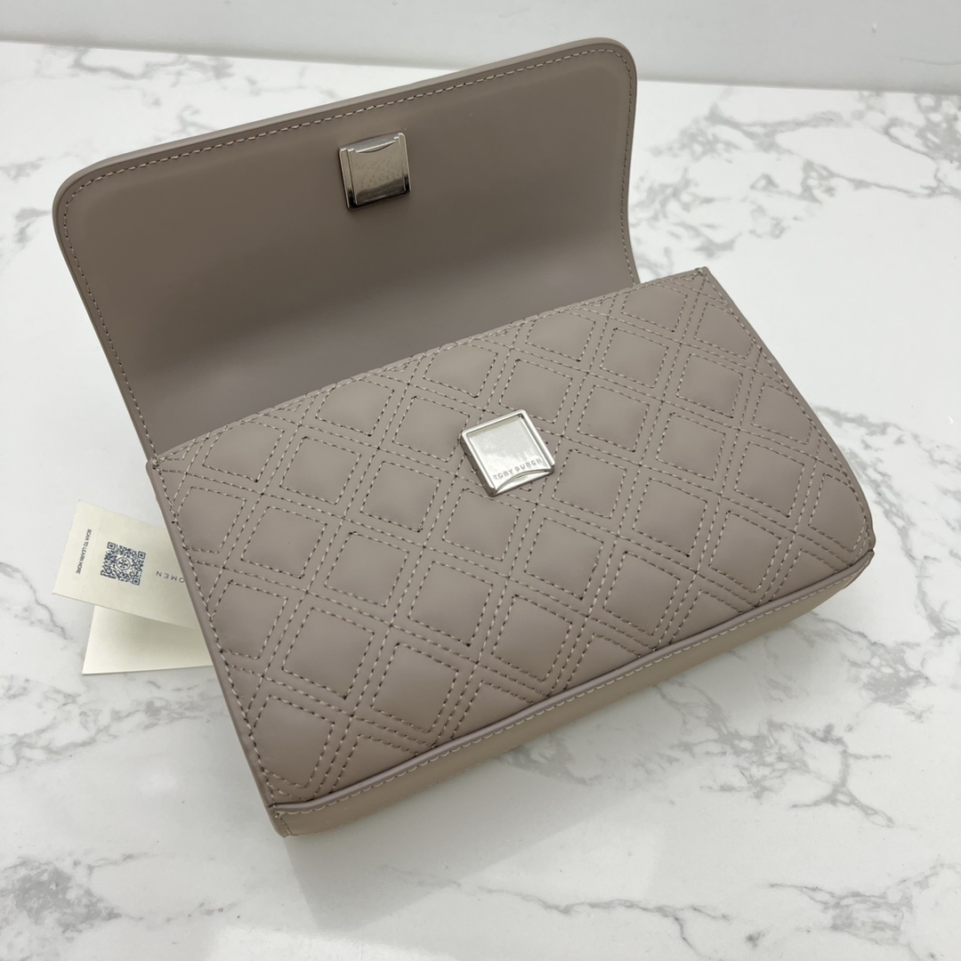 Tory Burch 小号新版82562 TB菱格哑光磨砂皮大号27/20/8、小号21/15/6