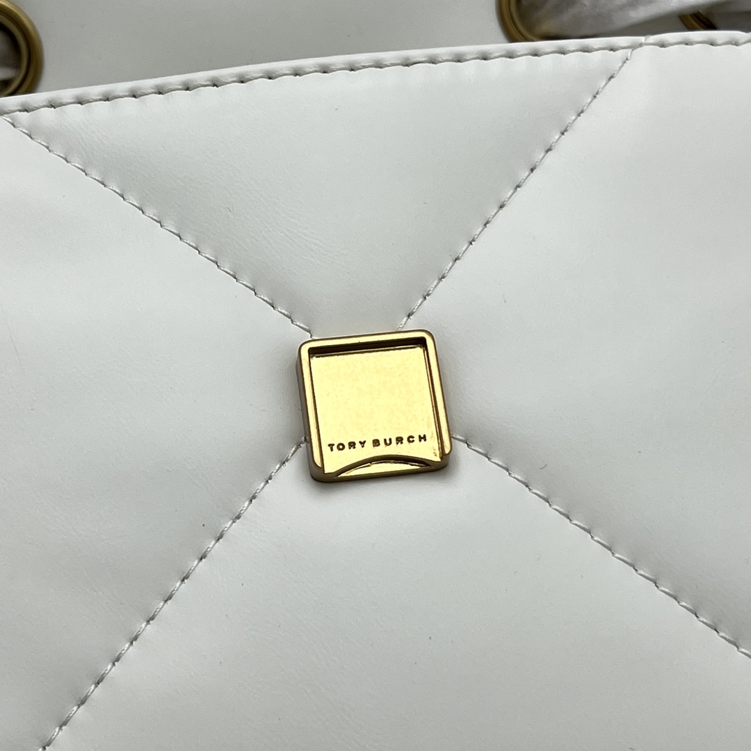 Tory Burch 新款 TB 大号 154704 小号 154706 最新款牛皮 云朵包 链条肩带背包 多功能使用 女士挎包 头层牛皮 可 单肩 可斜挎 超 黑色 白色