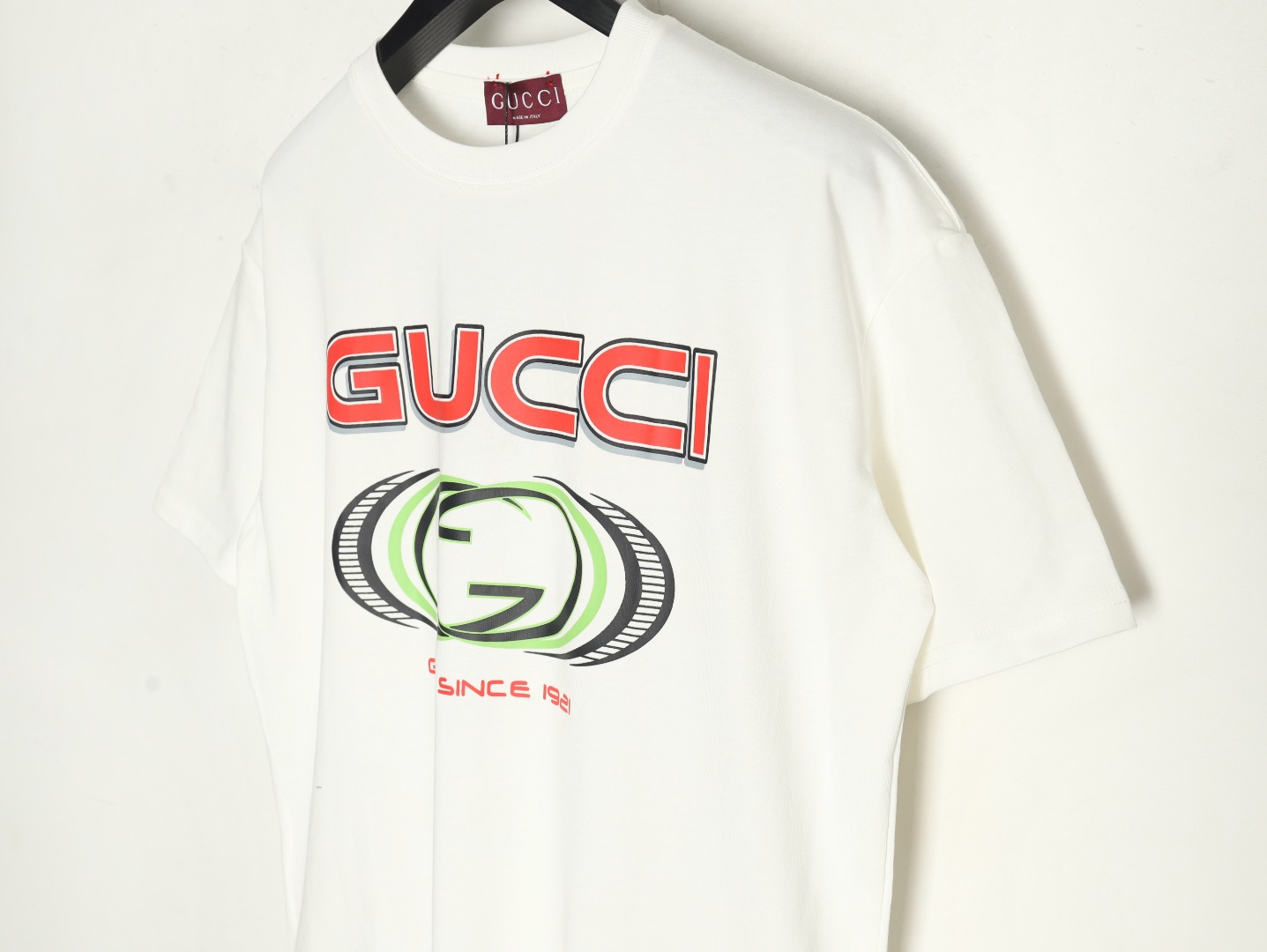 Gucci 古驰 多元素图案短袖T恤 280g短袖 高端印花工艺定制